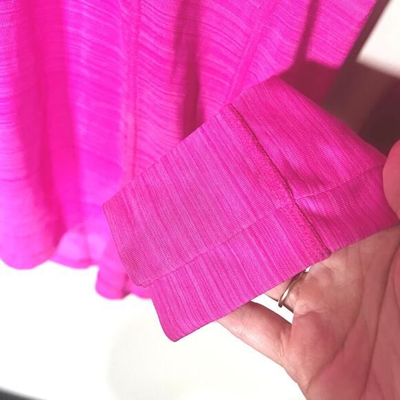 Athleta Pacifica UPF top hot pink XXS - Picture 6 of 7